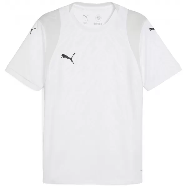  Pánske funkčné tričko PUMA TEAMCUP JERSEY 706272-04 PUMA BIELA/PUMA ČIERNA 