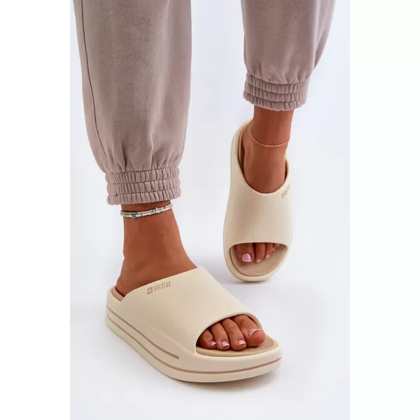  Dámske topánky BIG STAR NN274A034 BEIGE Big Star Shoes 