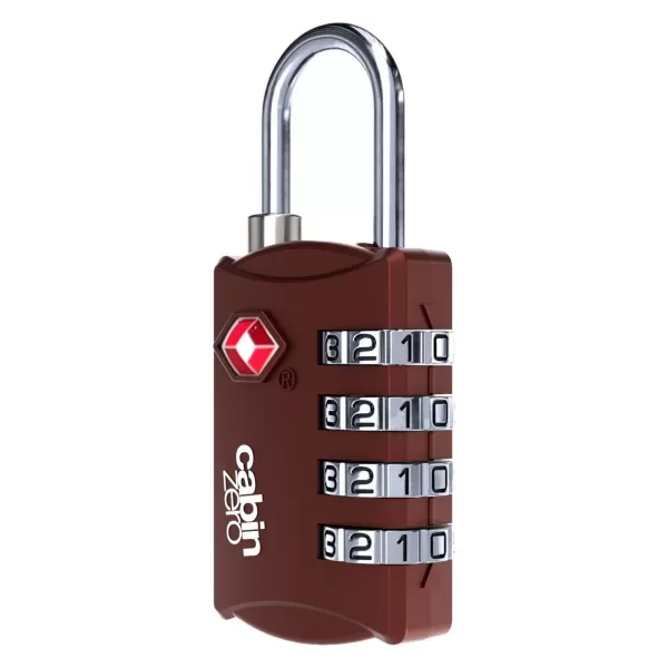  Zámok CABINZERO TSA Travel Lock SANGRIA RED 