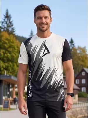 Pánske funkčné tričko premium ALTISPORT VOJ/ALM006TR01 ČIERNA