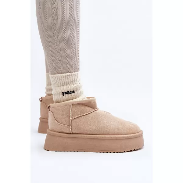  Dámske snehule BOTO CALIKSA 29613 BEIGE 