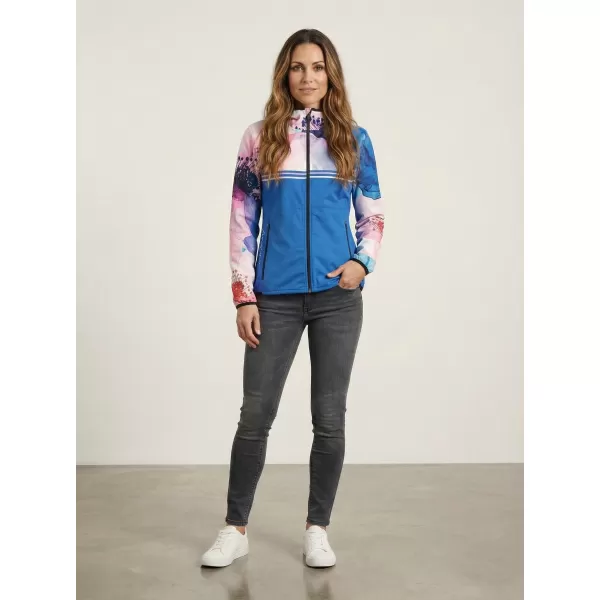  Dámska softshellová bunda premium ALTISPORT VOJ/ALW117JACK01 MODRÁ/RUŽOVÁ 