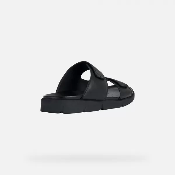  Pánske šľapky GEOX XAND 2S G002593 ČIERNA 