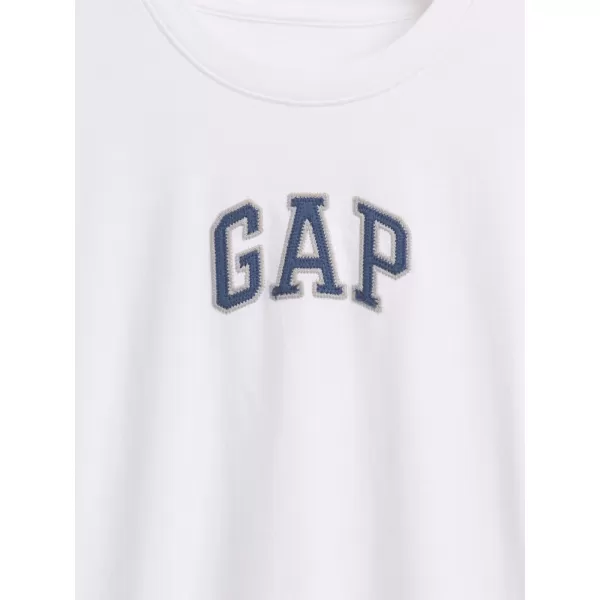  Detské tričko GAP ORIGINAL LOGO TEE 782451-01 OPTIC WHITE 