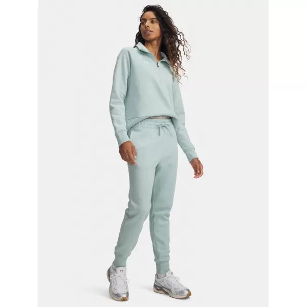  Dámske tepláky UNDER ARMOUR RIVAL FLEECE JOGGER 1379438-477 MODRÁ 