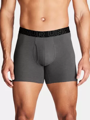 Pánske trenírky UNDER ARMOUR M PERF COTTON 6IN 1383889-025 ŠEDÁ