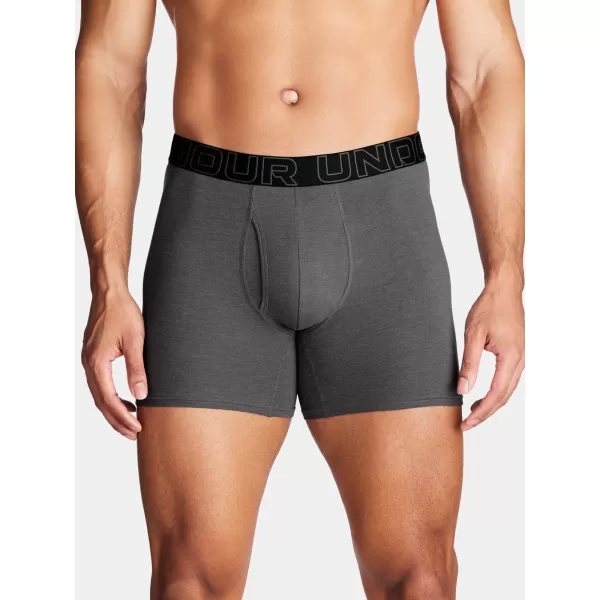  Pánske trenírky UNDER ARMOUR M PERF COTTON 6IN 1383889-025 ŠEDÁ 