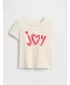 Detské tričko GAP BOYFRIEND TEE 837981-00 CANDY CANE