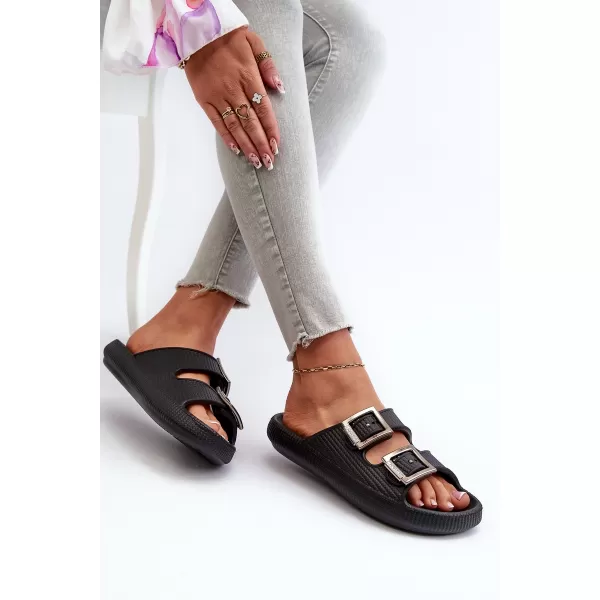  Dámske šľapky ZAXY LL285088 BLACK 