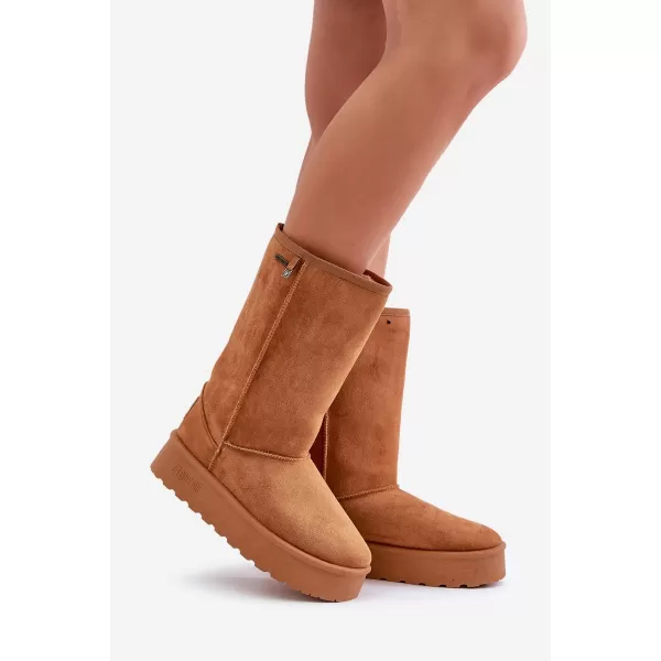  Dámske topánky BIG STAR OO274893 BROWN/BEIGE Big Star Shoes 