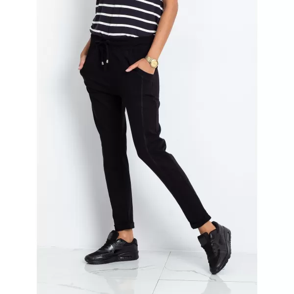  Dámske tepláky BASIC FEEL GOOD RV-DR-3589.09X NOIRE 