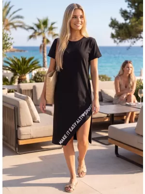 Dámske šaty ALTISPORT HERIA ČIERNA