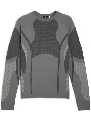 Pánska mikina PUMA X SAN SAN GEAR KNIT LS 632549-08 STUDENÁ STREDNE ŠEDÁ