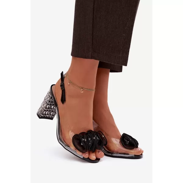  Dámske sandále D&A MR52-237 BLACK 