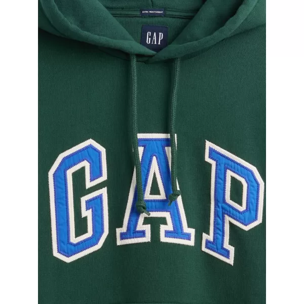  Pánska mikina GAP HEAVYWEIGHT LOGO HOODIE PULLOVER 823104-03 DEEP HUNTER 