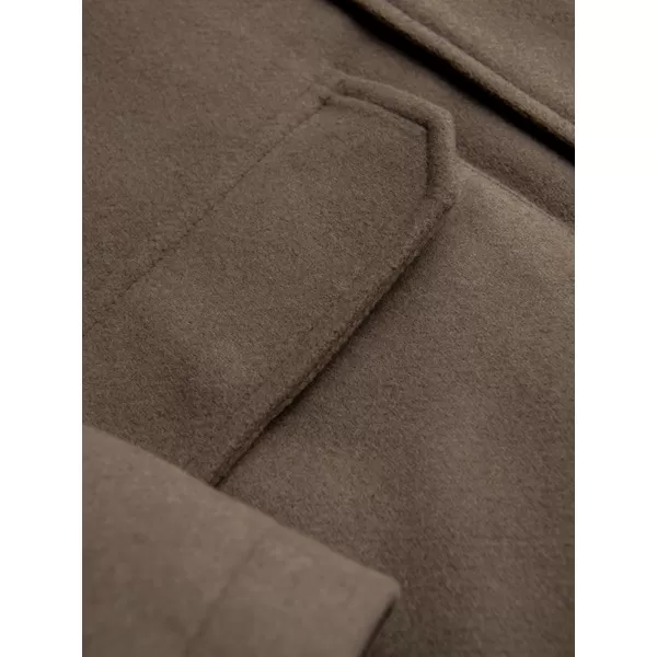  Pánsky kabát OMBRE OM-COWC-0132 KAKI 