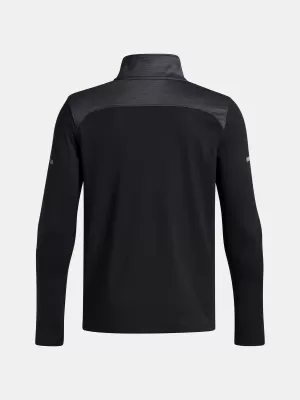 Chlapčenské tričko UNDER ARMOUR UA TECH UTILITY 1/4 ZIP 6005141-001 ČIERNA