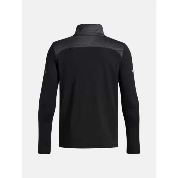  Chlapčenské tričko UNDER ARMOUR UA TECH UTILITY 1/4 ZIP 6005141-001 ČIERNA 