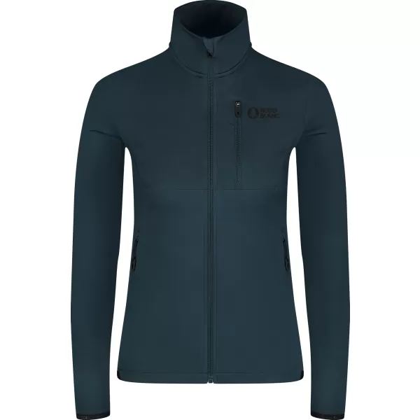  Dámska mikina powerfleece NORDBLANC SEDGE NBWFL8291 MODROZELENÁ 