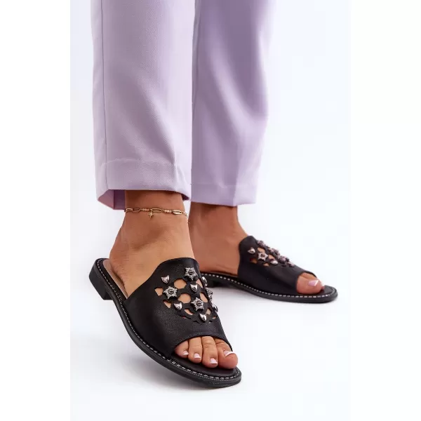  Dámske sandále S.BARSKI KV27-063 BLACK 