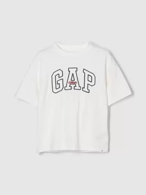 Detské tričko GAP CLASSIC LOGO TEE 780680-00 NEW OFF WHITE