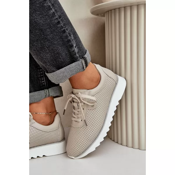  Dámske topánky D&A LR51-629 BEIGE 