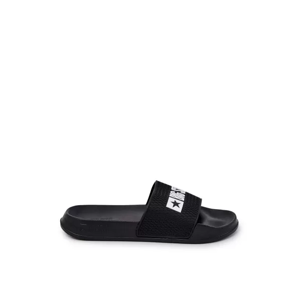  Pánske šľapky BIG STAR JJ174505 BLACK Big Star Shoes 