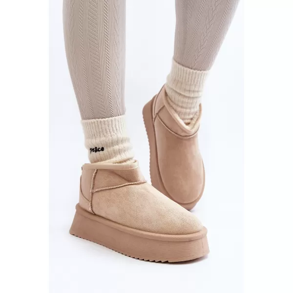  Dámske snehule BOTO CALIKSA 29613 BEIGE 