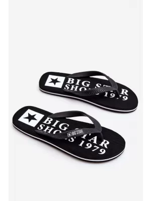 Pánske žabky BIG STAR LL174444 BLACK Big Star Shoes