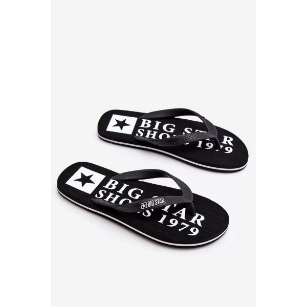  Pánske žabky BIG STAR LL174444 BLACK Big Star Shoes 