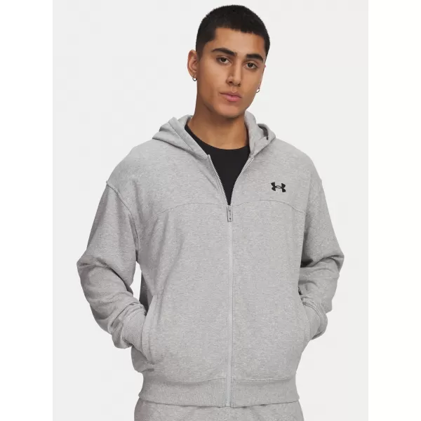  Pánska mikina UNDER ARMOUR RIVAL LW FZ 6009346-011 ŠEDÁ 