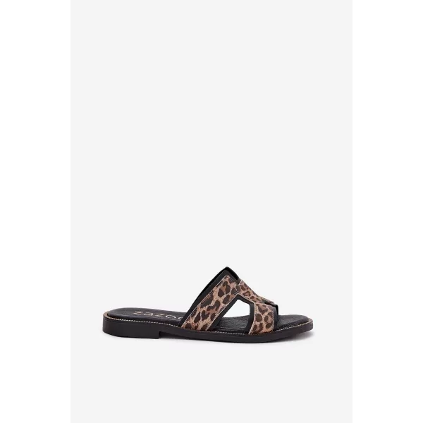  Dámske šľapky ZAZOO 40383 BEIGE 