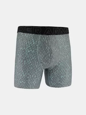 Pánske boxerky UNDER ARMOUR UA PERFORMANCE TECH - PRINT 6IN - 1PK 1383875-477 MODRÁ