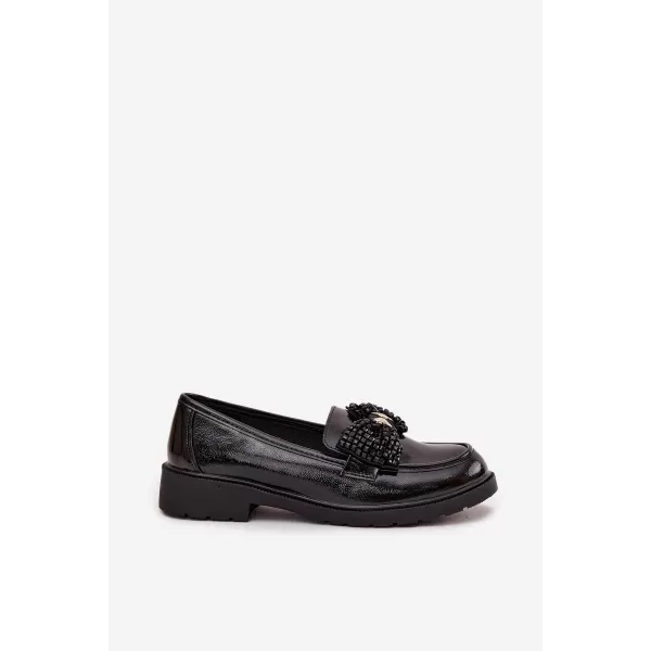  Dámske mokasíny D&A HY52-319A BLACK 