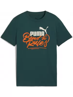 Detské tričko PUMA MID90S GRAPHIC TEE III 688472-75 ZELENÝ TERÉN