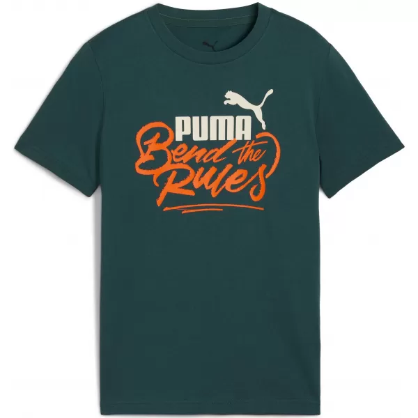  Detské tričko PUMA MID90S GRAPHIC TEE III 688472-75 ZELENÝ TERÉN 