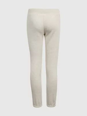 Detské tepláky GAP LOGO SWEATPANTS 482442-03 OATMEAL HEATHER