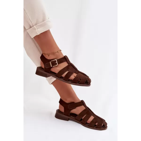  Dámske sandále BOTO JANESSA 41474 BROWN 