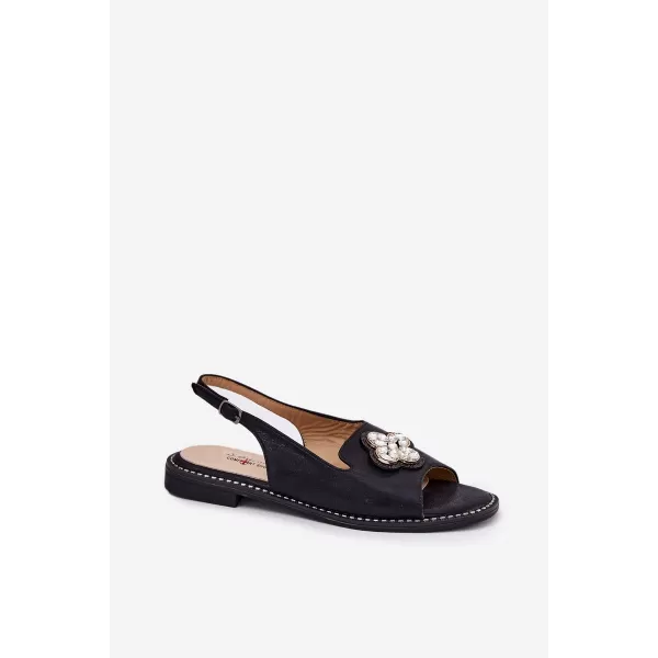 Dámske sandále S.BARSKI KV51-080 BLACK 