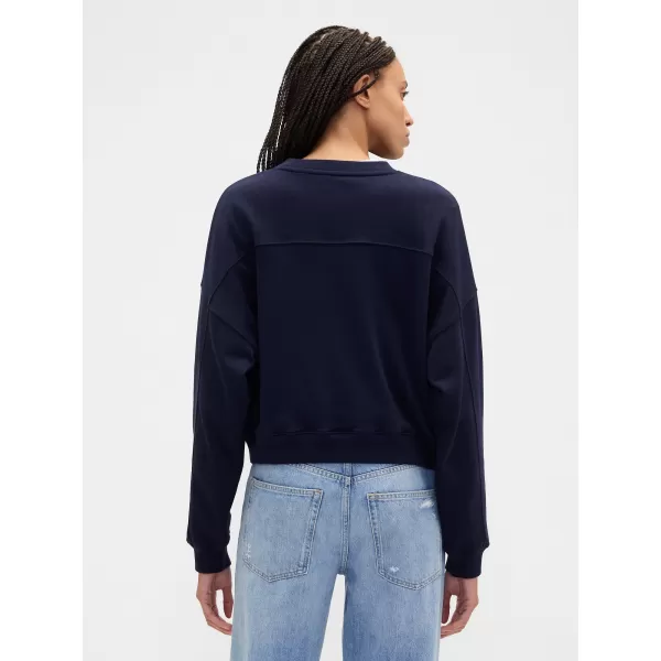  Dámska mikina GAP LOGO SWEATSHIRT 799280-01 NAVY UNIFORM 