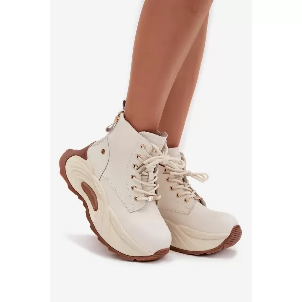  Dámske topánky GOE SS2N4300 BEIGE 