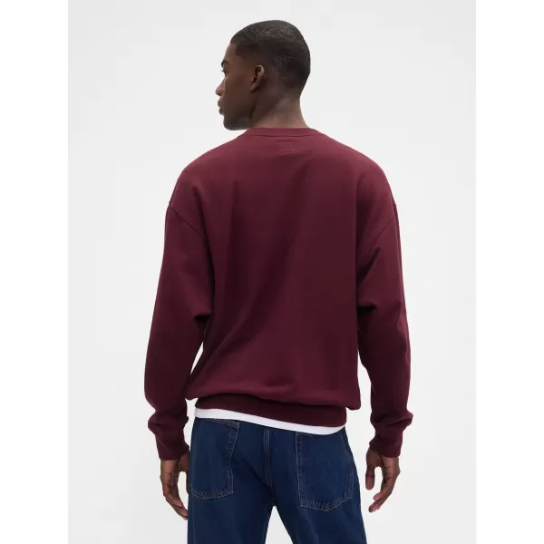  Pánska mikina GAP LOGO SWEATSHIRT 821259-02 TUSCAN RED 