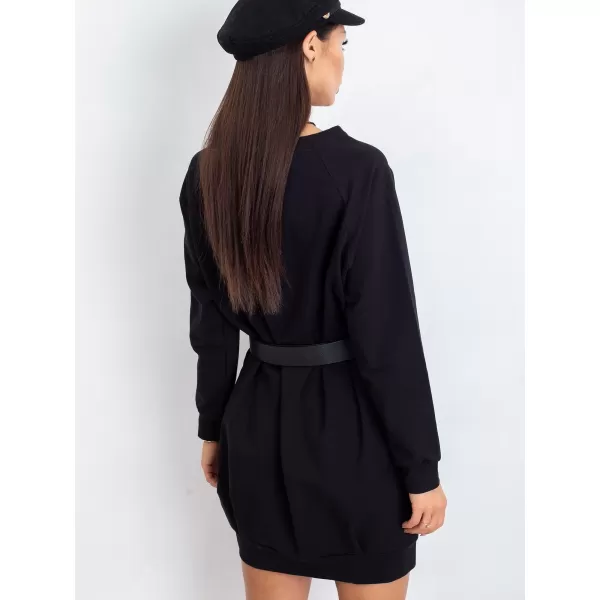  Dámske šaty BASIC FEEL GOOD RV-TU-5184.93P NOIRE 