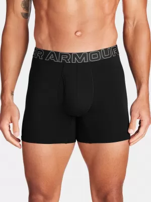 Pánske trenírky UNDER ARMOUR M PERF COTTON 6IN 1383889-001 ČIERNA