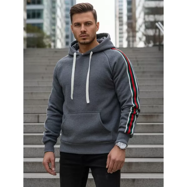  Pánska mikina DSTREET BX5938 SIVÁ 