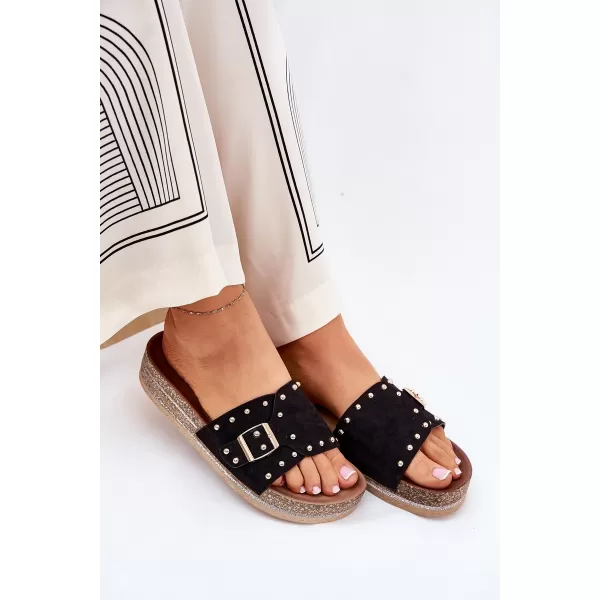  Dámske šľapky BOTO NUSITHIA 36433 BLACK 