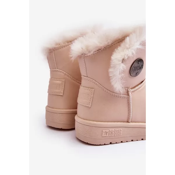  Detské zimné topánky BIG STAR MM374084 BEIGE Big Star Shoes 