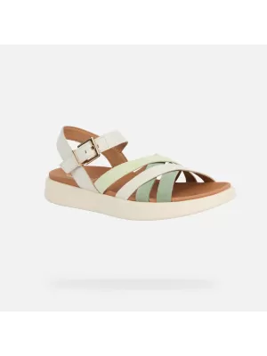 Dámske sandále GEOX XAND 2S G012749 KRÉMOVÁ