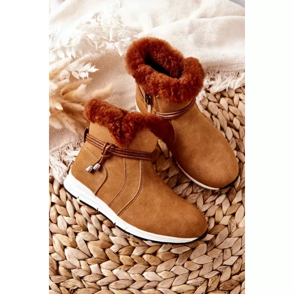  Detské snehule BIG STAR BB374058BS CAMEL Big Star Shoes 