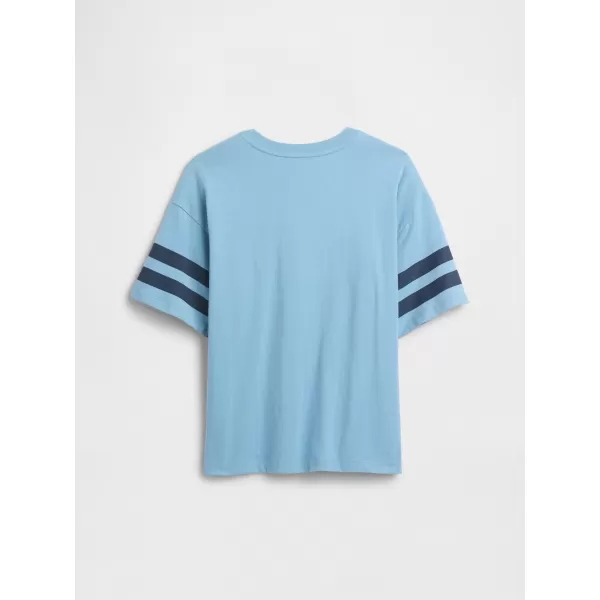  Detské tričko GAP LOGO TEE 768110-05 BLUE STONE 